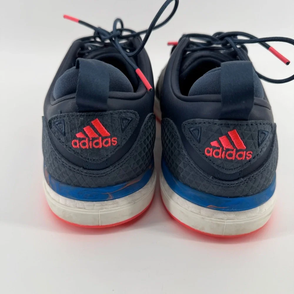 Adidas Golf Shoes Mens 9 Navy Blue Adicross Retro Spikeless GV9669 Boost Casual